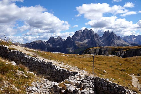 Fonda Savio Hütte, Cadinspitzen, wandern, Dolomiten, Sexten